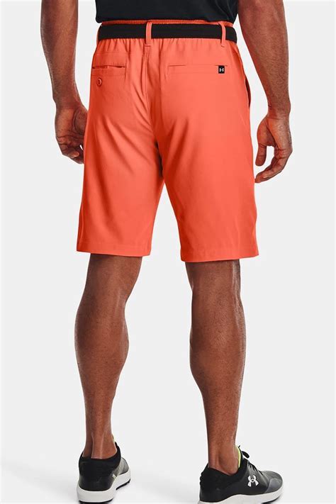Under Armour Mens Ua Drive Taper Shorts Electric Tangerine 824 1370086