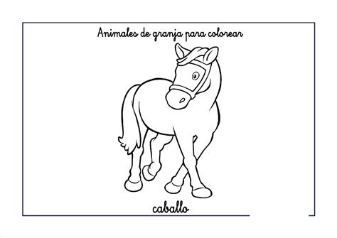 .: Dibujos para colorear: Animales de granja