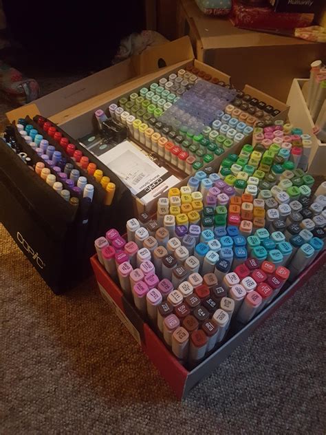 My Copic Collection So Far Rcopic