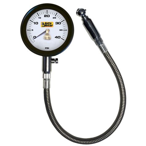 Since tires are rated for specific loads at certain pressure. AutoMeter 2162 NASCAR Tire Pressure Gauge
