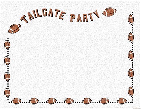 Football Border Clipart 101 Clip Art