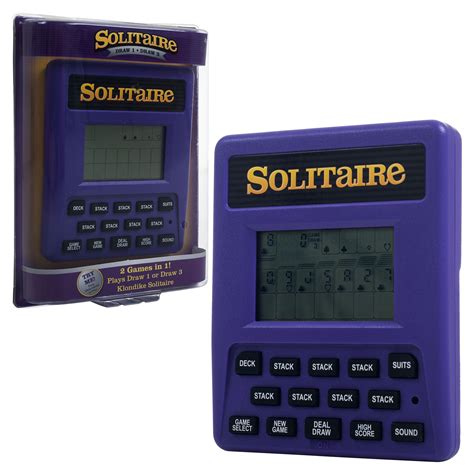 Trademark Games Electronic Handheld Solitaire Game Toys And Games