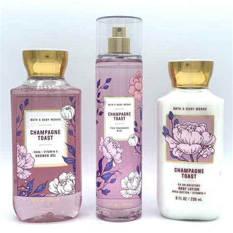 Bath And Body Works Champagne Toast Shower Gel Fine Fragrance Mist And