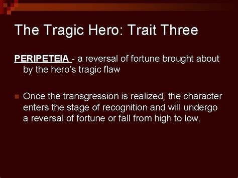 Aristotles Traits Of A Tragic Hero Common Characteristics