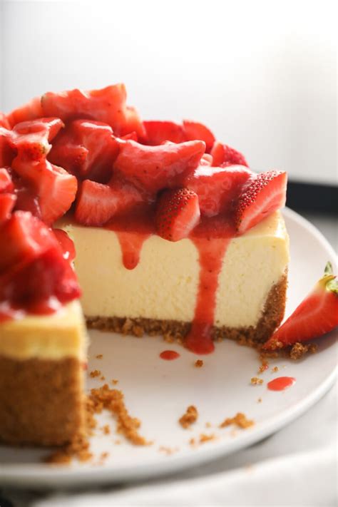 Classic Strawberry Cheesecake Recipe Laurens Latest