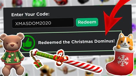18 New Christmas Roblox Promo Codes 2021 December Youtube