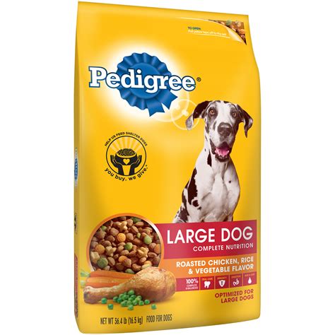 For years, blue buffalo brand has been taking extra care in its production process, to ensure canines have a portion of healthy and delicious food. Pedigree Large Breed Nutrition Dog Food, For Puppies and ...