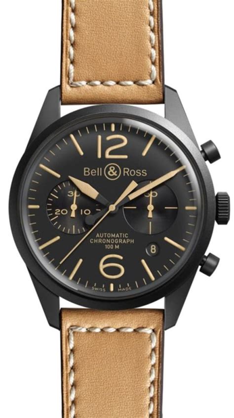Bell And Ross Vintage Mens Watch Br 126 Heritage