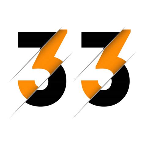 Number 33 Illustrations Royalty Free Vector Graphics And Clip Art Istock