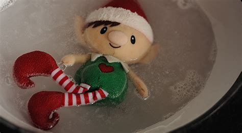 Santas Elf Takes A Bath Elf Crazy