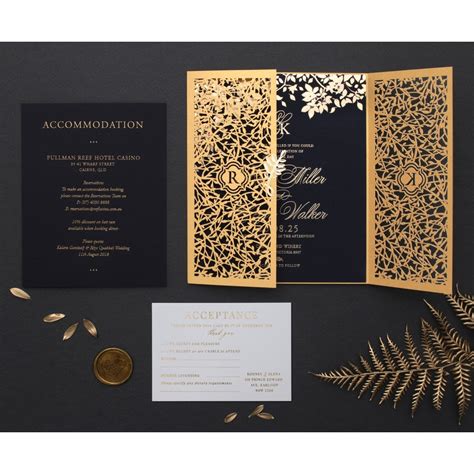 Laser Cut Wedding Invitations And Cards Adorn Uk