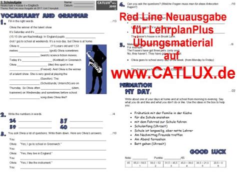 It is very unusual to have more than three adjectives. Schulaufgaben Englisch Klasse 5 Realschule Red Line ...
