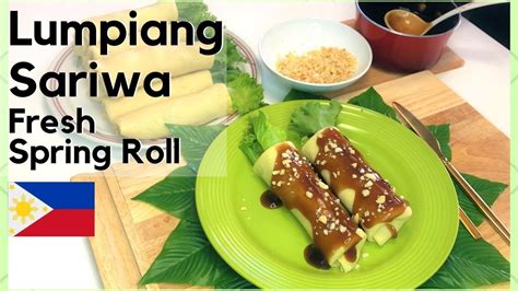 Lumpiang Sariwa With Homemade Wrapper Easy Recipe YouTube