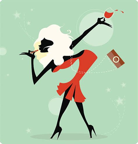 Best Drunk Women Illustrations Royalty Free Vector Graphics And Clip Art Istock