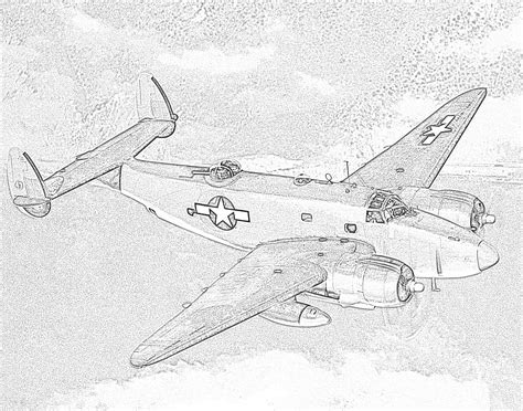 World War Ii In Pictures Coloring Pages World War Ii Bombers