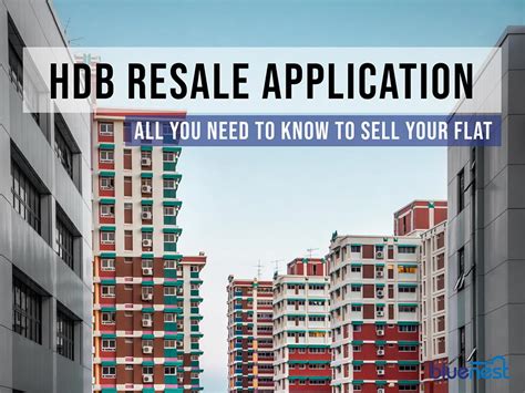 Hdb Resale Application All You Need To Know To Sell Your Hdb Flat