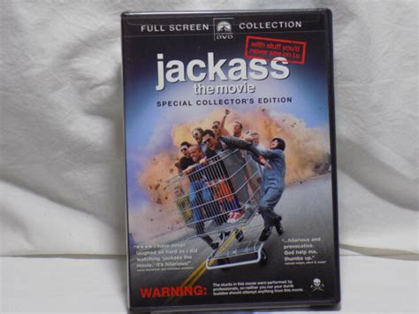 Jackass The Movie Dvd 2002 Full Screen Special Collectors Edition