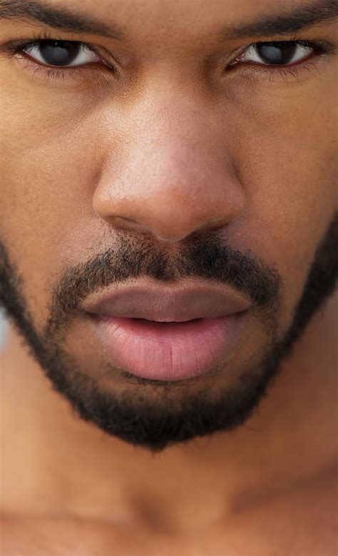 Close Up Portrait Of A African American Male Model Atlanta Ga Dr