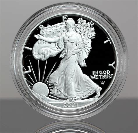 Us Mint Sales 2021 W Proof Silver Eagle Type 2 At 384532 Coinnews