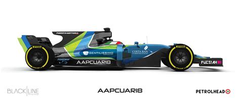 With alliance partner renault leaving to focus on its formula 1 efforts with its works team, nissan will become the first japanese manufacturer to race in fe. F1 Livery Concept on Behance
