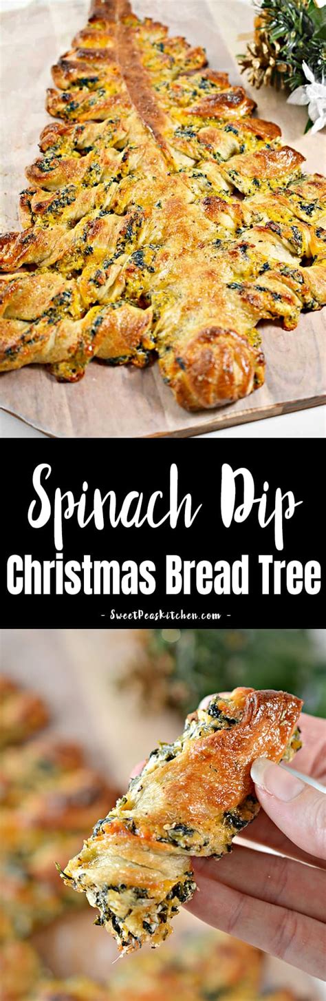 Pizza night just got a holiday makeover. Pizza Dough Spinach Dip Christmas Tree Recipe / Christmas ...