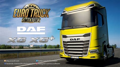 Euro Truck Simulator 2 New Generation Daf Xg And Xg Youtube
