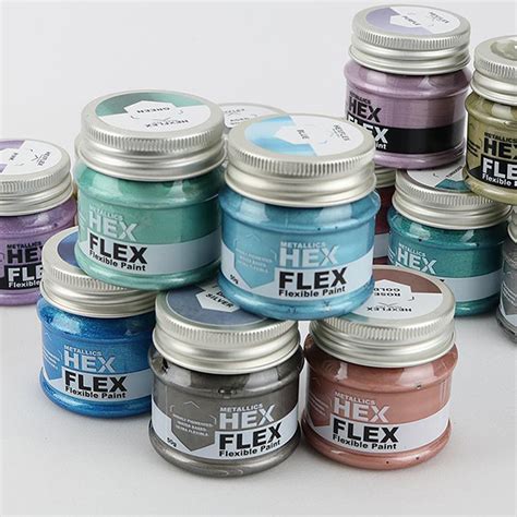 Hexflex Metallic Farbe 50 Ml Von Poly Props Craftingspace Shop