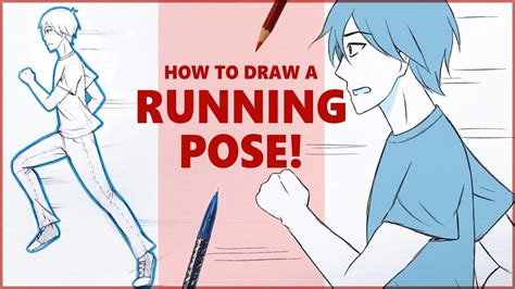 Running Reference Drawing ~ Male Motion Reference Draw Characters Anime