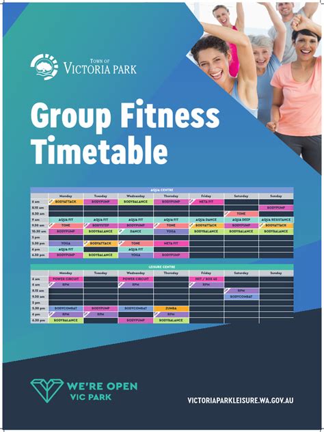 Group Fitness Timetable Pdf