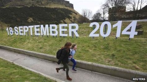 Scottish Independence Referendum Preparation Encouraging Bbc News