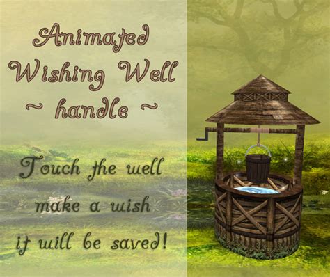 Second Life Marketplace Mp Animated Wishing Well ~ Scripted To