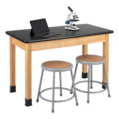 Learniture Science Lab Table W High Pressure Laminate Top 24 W X 48