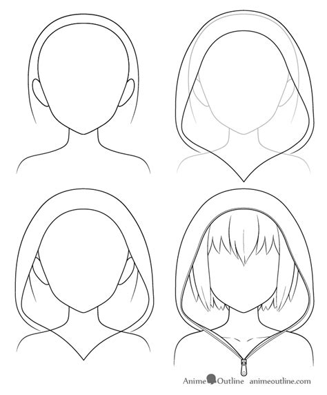 Frisch Anime Girl Drawing Easy Head Seleran