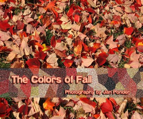 The Colors Of Fall By Jan Ponder Blurb Books