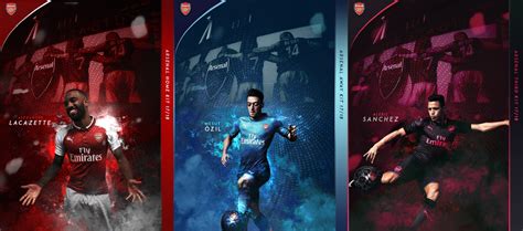 Arsenal Kit Lauch 17/18 on Behance | Arsenal kit, Arsenal, Poster design