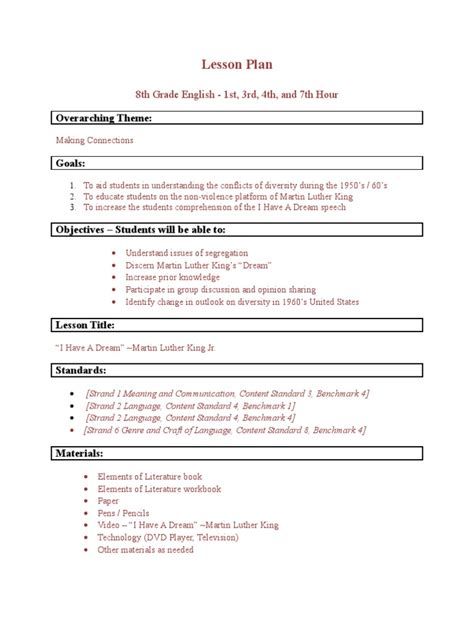 A search box is added to the top of the dropdown. Lesson - i Have a Dream - Martin Luther King (New Version ...