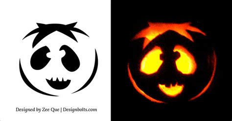 10 Cute Funny Cool And Easy Halloween Pumpkin Carving Patterns