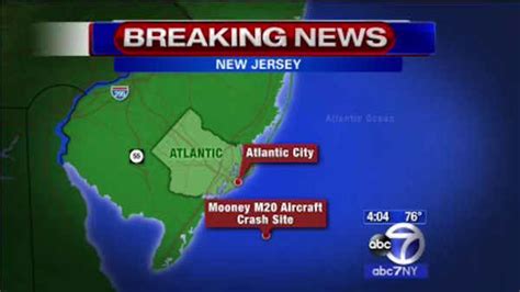 Single Engine Plane Crashes Into Ocean Off Atlantic City Coast 1 Dead