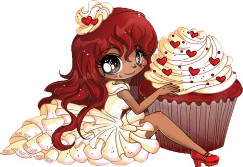 Red Velvet Chibi Cupcake Commission By Yampuff On Deviantart