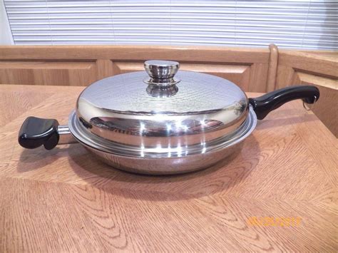 Saladmaster 12 Gourmet Skillet 316ti Titanium Stainless Steel Cookware