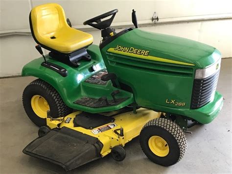 John Deere Lx288 Lawn Tractor Maintenance Guide And Parts List