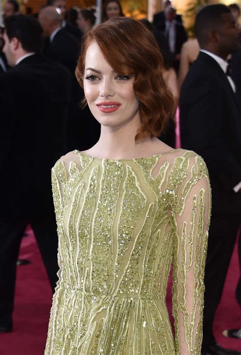 Emma Stone Oscars 2015 In Hollywood Adds 38 Gotceleb