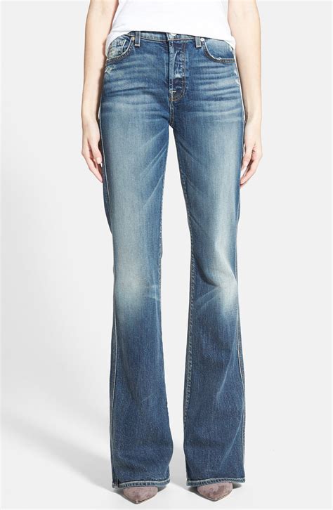 7 for all mankind® high rise bootcut jeans vintage grind nordstrom