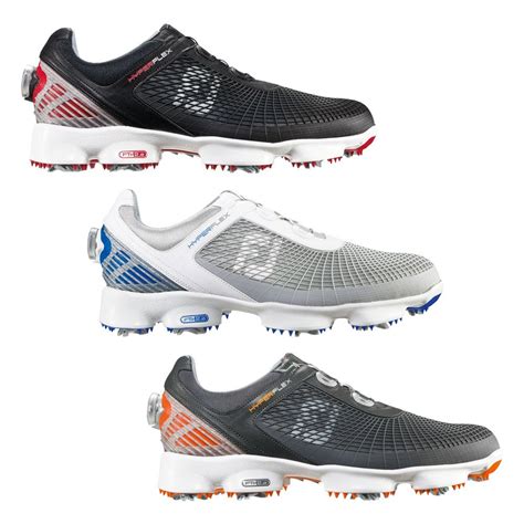 Many of the products in our footjoy golf shoes clearance section are made specifically for the golf course, however, and offer benefits like cleats for enhanced grip and support, waterproof materials, and soft, flexible uppers for maximum range of motion. FootJoy HyperFlex BOA Golf Shoes - Discount Golf Shoes ...