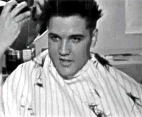 Elvis Famous Hairstyle Of The Fifties Was Gone Here The Famous Haircut