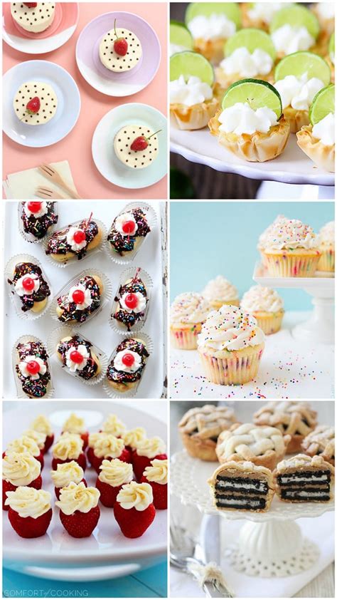 20 adorable mini versions of your favorite fall desserts. 6 Fave Mini Desserts For a Crowd | Pizzazzerie