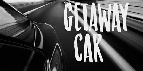 Getaway Car Font