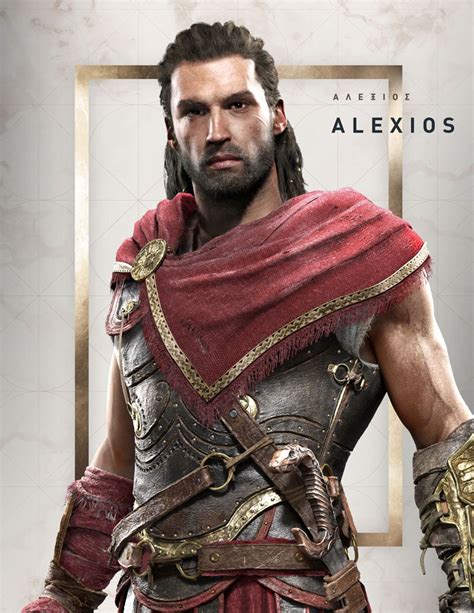 Alexios Portrait From Assassins Creed Odyssey Illustration Artwork