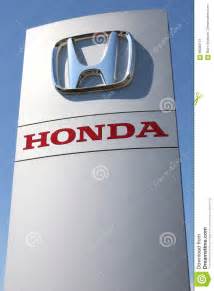 Sign up for free today! Honda Dealership Sign Against Blue Sky Editorial Stock ...