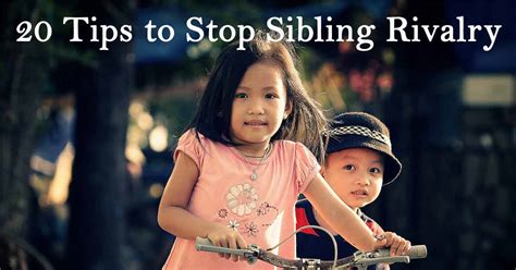 20 Tips To Stop Sibling Rivalry Ask Dr Sears